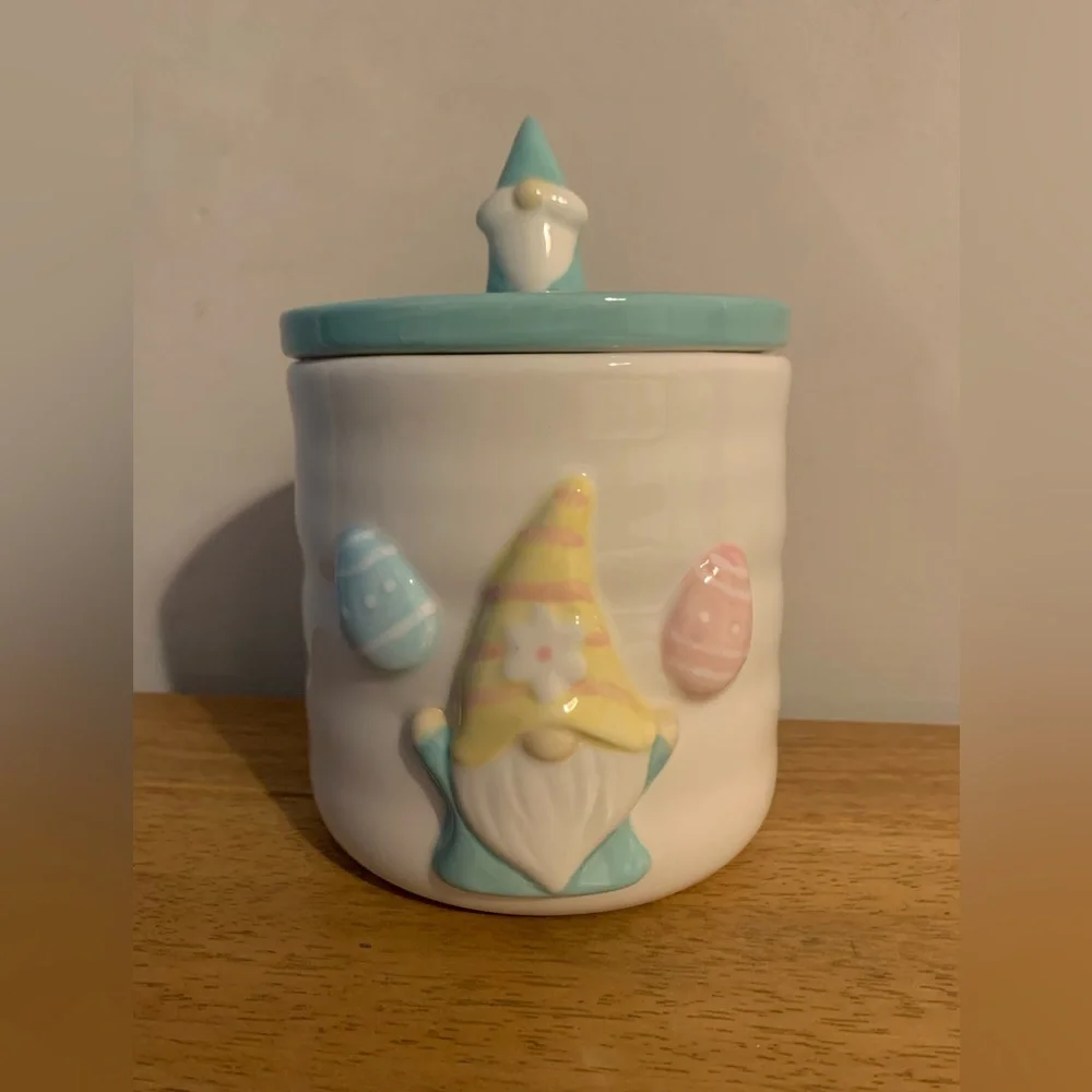 Easter troll canister carrot patch cottage
